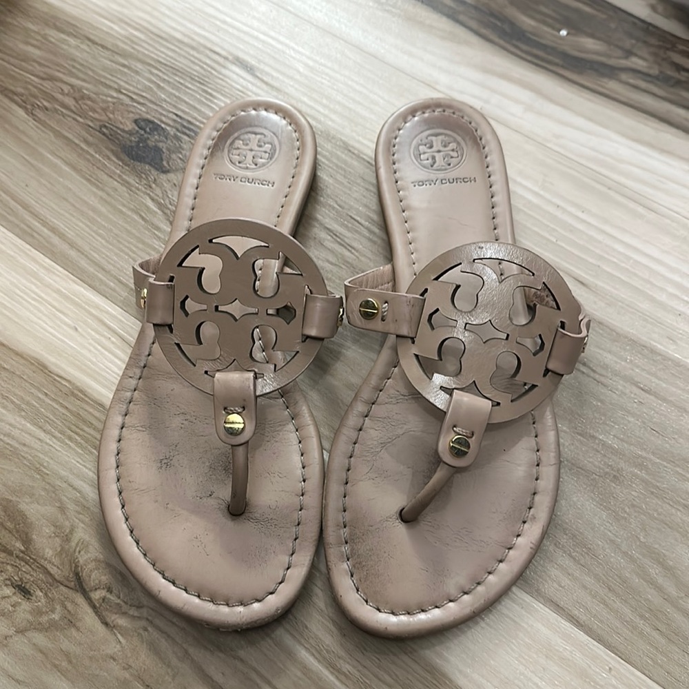 Tory Burch Miller Makeup Logo Sandals